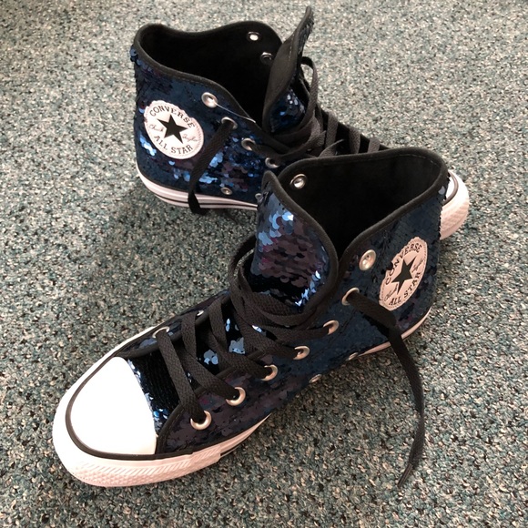 chuck taylor all star sequins high top